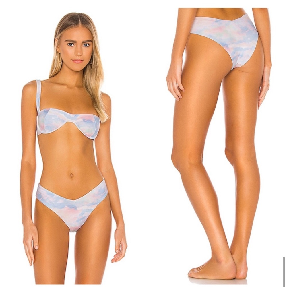 WeWoreWhat Pastel Sorrento Top and Delilah Bottoms